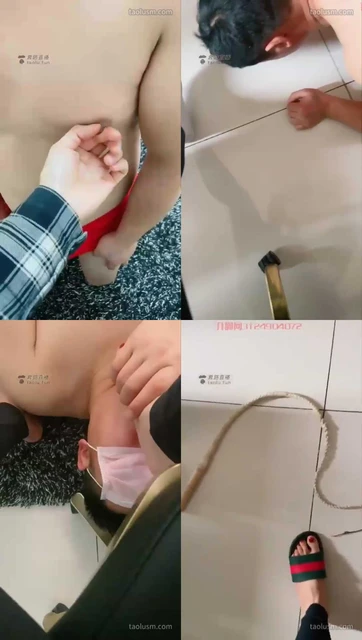 【短发S】贱狗磕头崇拜求舔脚