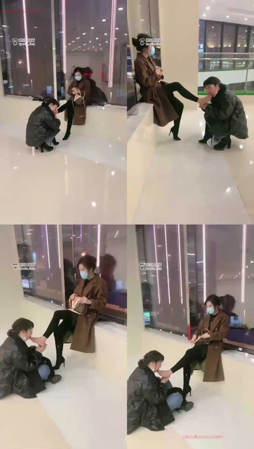 【歌迪丝】（大片）来个商场深喉女奴