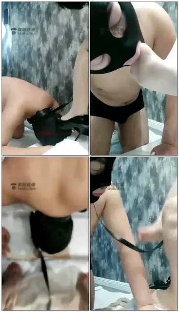 【天使S】贱狗舔玉足