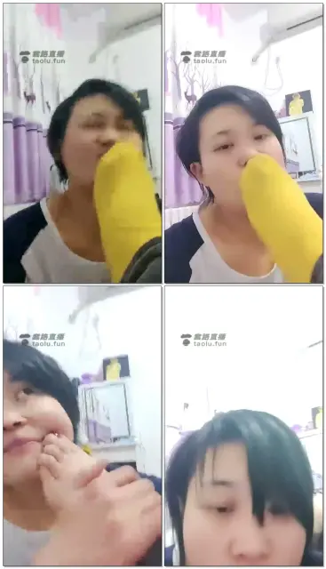 【冰女王】黄棉袜羞辱恋足女奴