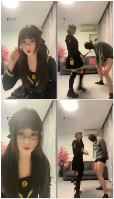 【梦露Monroe】萝莉主踢裆专场，踢哭奴隶