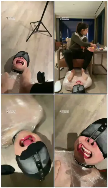 【安琪S】鼻钩强制闻脚闻袜子，开口器口水咀嚼喂食
