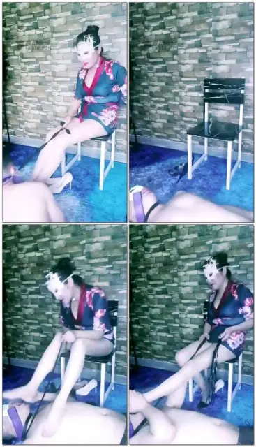 【纳兰叶子S】纳兰九璃调教，深喉，踢打，羞辱，虐乳