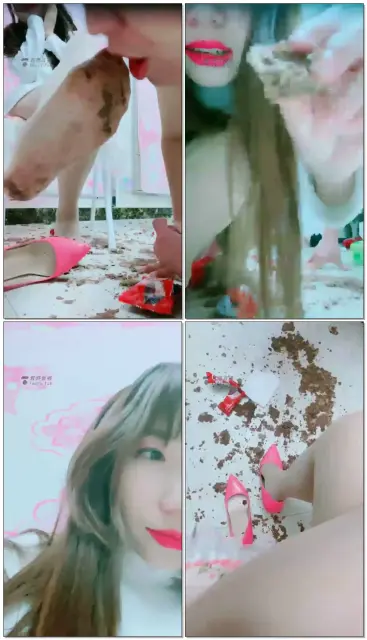 【兔粉粉女皇】白丝脚喂食，高跟鞋底巧克力