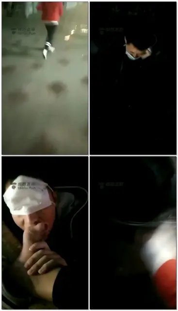 【都市艳主】路上想约P，被踢，羞辱，舔脚趾，棉袜塞嘴里！