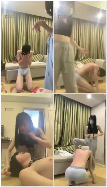 【阿月】烟头烫手+鞭打喷上消毒水的虐待+舔嚼棉袜