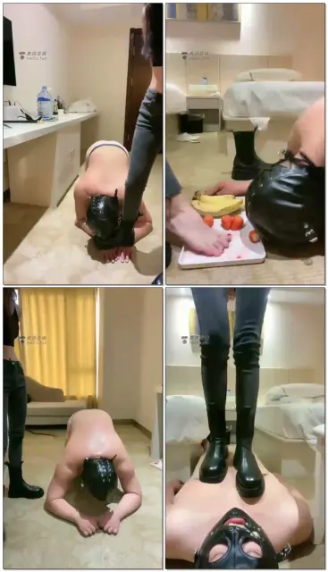 【北梦大人】皮靴踩踏喂食