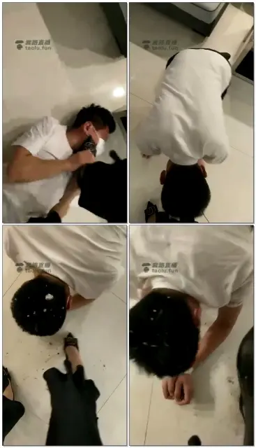 【都市艳主】屈辱喂食泼水，被充电线鞭打