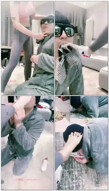 【久玄S】健美裤，脏运动鞋，脏棉袜，贱狗的嘴变洗衣机