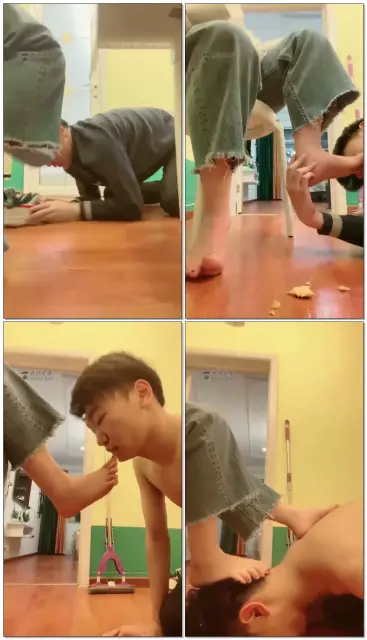 【圆圆s】贱狗吃美味，鞋底裸足脚喂食