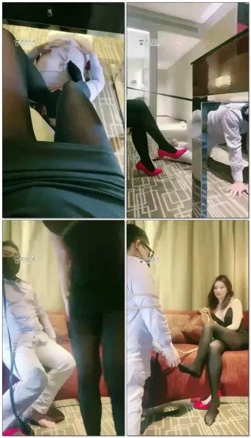 【久玄S】调教男同事，建立脚崇拜意识，捆绑，踢裆，喊妈妈（下）