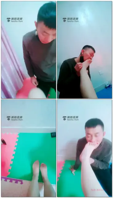 【聊城魅影S】粗口丝足踩虐骚狗，舔丝袜脚，喝洗脚水