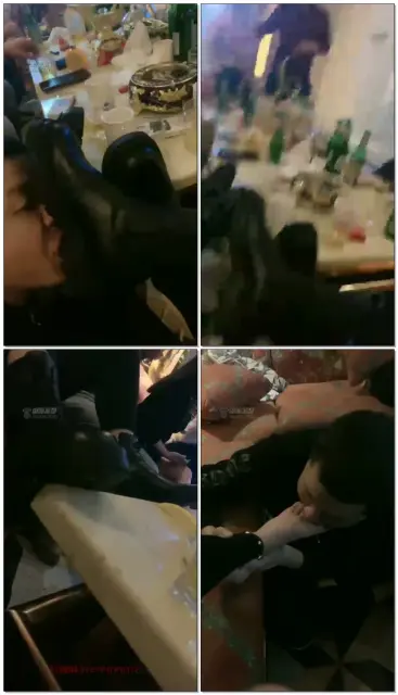 【文文文文】超多美女嗨歌皮鞋美脚馋人，舔起来