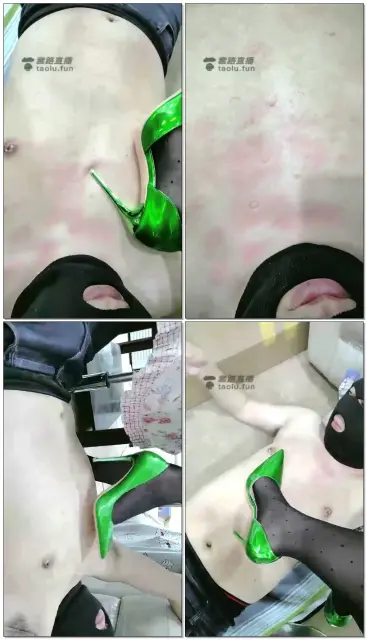 【冰颜S】黑丝高跟脚垫地毯