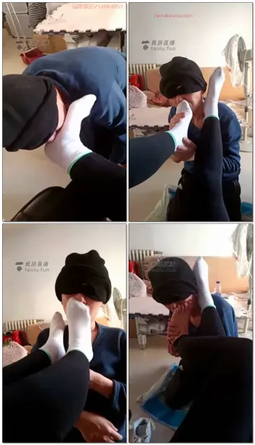 【悦悦同学】空军白袜调狗，一脸一嘴脚味让你没脸见人