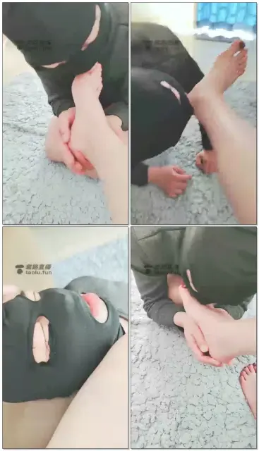 【灵竹S】连舔脚都会不会，主人圣水教育