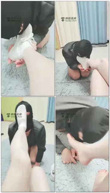 【灵竹S】棉袜，小白鞋，一直闻！