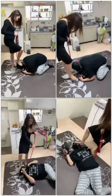 【Miori】鞋底没舔好，鞭打惩罚