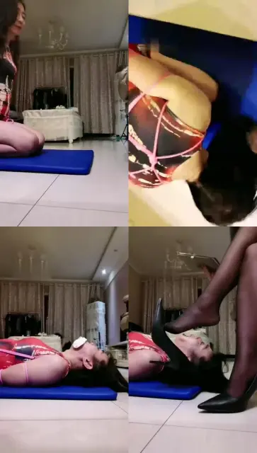 【MICHELLE傲雪】捆绑束缚强制圣水踩脖子