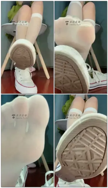 【绘子】被迫寸止，帆布鞋，不知道传了多少天的白丝