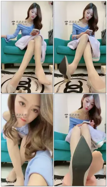 【虞姬】车模第一视角肉丝长腿