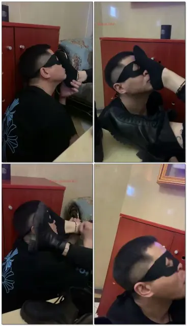 【文文文文】KTV素人小姐姐黑棉袜真香，舔鞋底