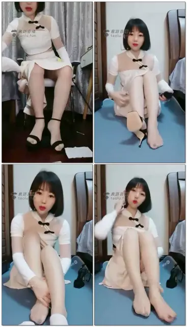 【黛颜S】炸三波，高跟肉丝裸足