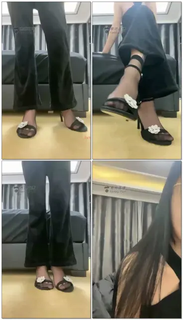 【陈墨瞳】丝袜高跟清晨踢醒狗废物强制