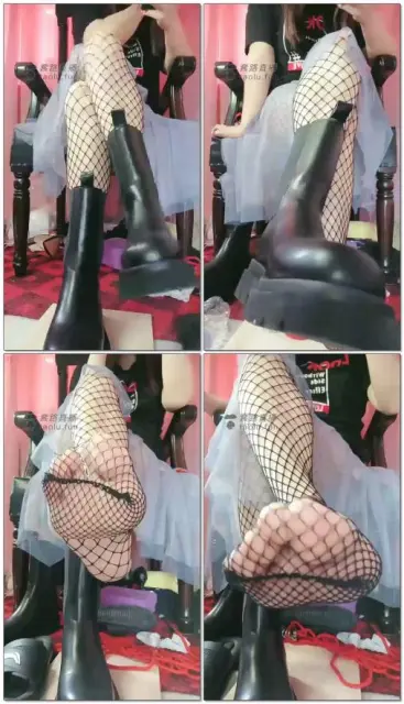 【美柠S】短靴网袜羞辱骂