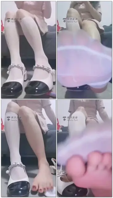 【强抚S】白丝裸足红绿灯