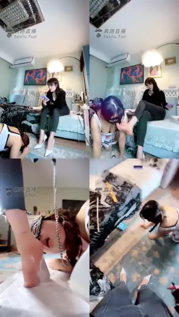 【安晴s】谁的老婆在我脚下，欠教育的女m