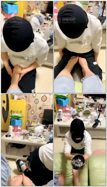 【小九姐姐】男女双奴伺候捏脚舔脚（续）