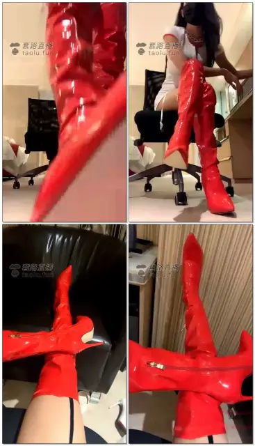 【苏老师S】第一视角护士装红长靴