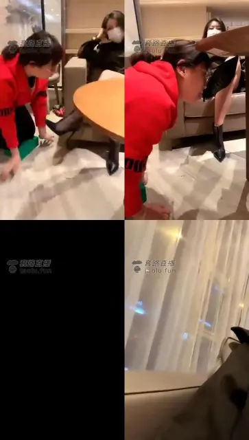 【歌迪丝】三婶舔鞋底雨水（短）