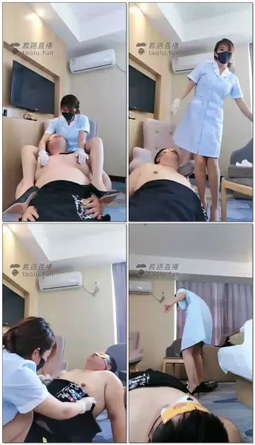 【若依】虐乳，护士治疗犯贱病圈养狗