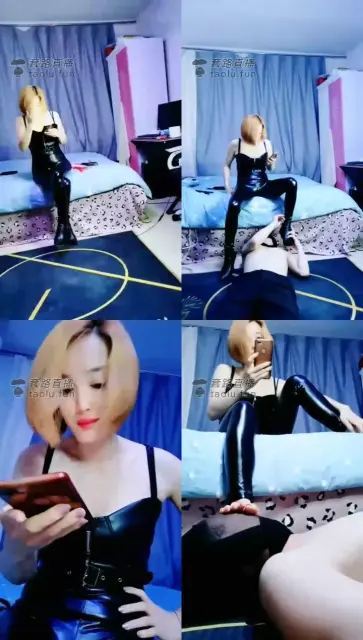 【沈阳予】皮装大皮鞭抽打人形坐垫室息控制