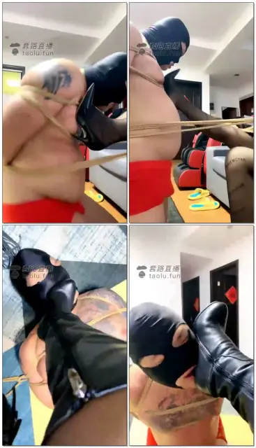 【苏州十三姨S】字母黑丝高跟暴力提档贱狗深喉吐