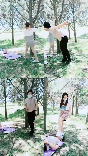 【西安女主冰爷&雪瑶大大S】剧情；公园游玩竟敢偷拍老娘，踢裆,耳光,脚深喉