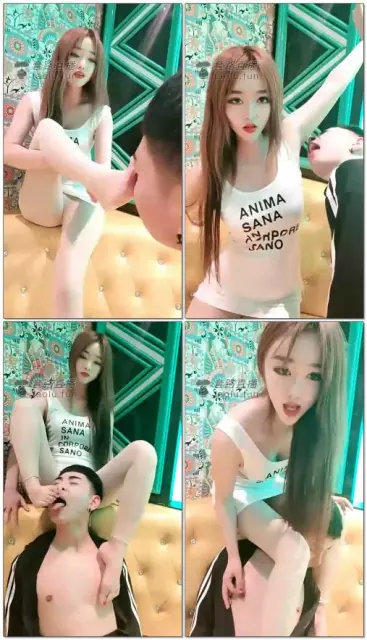 【浅夏大大】歌厅调狗，口水,巴掌,玩乳头,舔腋下,舔鞋,舔脚,隐藏玩