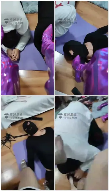 【乐爷】父亲节楼道调教父子