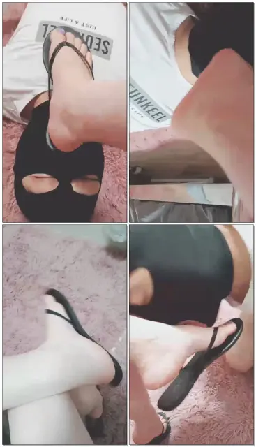 【夏啉】舔人字拖鞋底，深暖