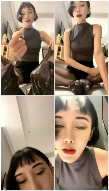 【千条姐】第一视黑丝大串浓痰拉丝红绿灯