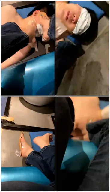 【绘子】裸足凉拖各种踩脸踩头，舔脚