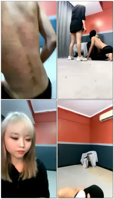 【甜心姥姥S】藤条场，藤条鞭打贱奴，全体重踩狗头，耳光，插马眼