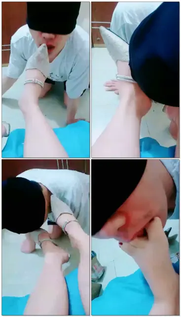 【奈茜茜殿下】日常狗子给我清理鞋底