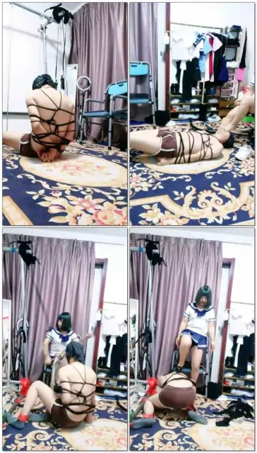 【西安梦琪S】捆绑，深喉，虐乳，高跟踩踏