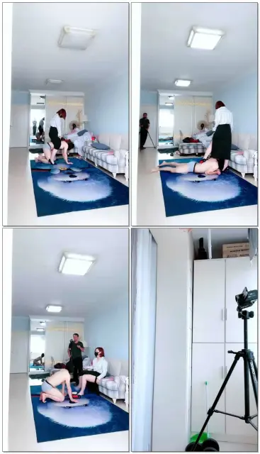 【安心女王】直播调教贱奴开始