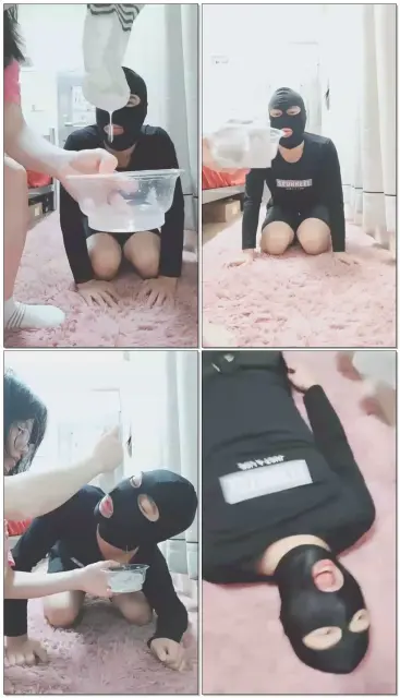 【灵竹】白棉袜泡水，贱狗给主人喝下去