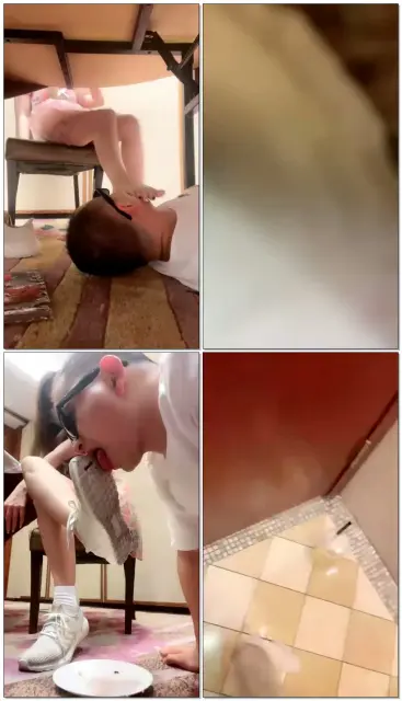 【上海悠悠】餐厅餐桌下的小骚狗