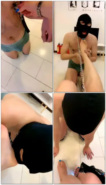 【丹丹S】无底线羞辱狗杂种，清理鞋底，舔脚